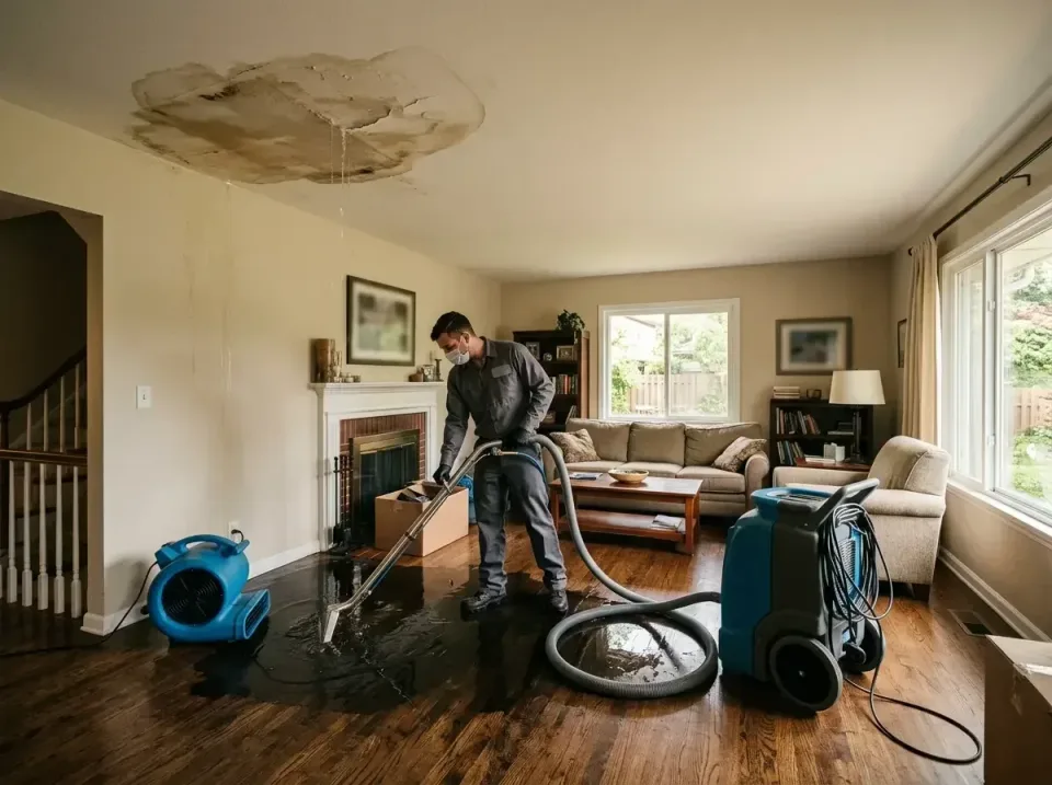 attic-pipe-burst-ceiling-drip-008 — frequently asked questions, Water Damage Restoration & Carpet Care in East Cleveland, TN